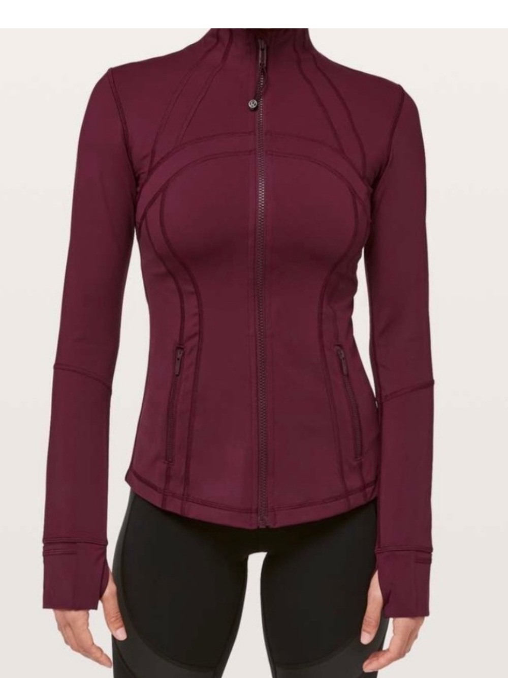 lululemon athletica define jacket 10 Plum Full-Zip Workout Jacket